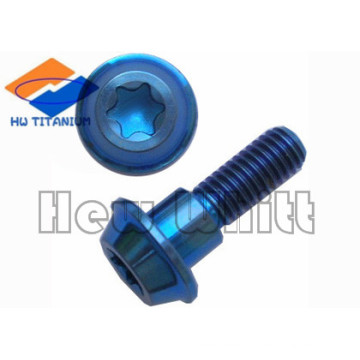 GR5 nitriding titanium taper flange head bolts